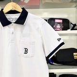  2625 - HÀNG CHÍNH HÃNG - ÁO THUN NEW ERA - POLO B TÚI - TRẮNG - CODE: 14378133 