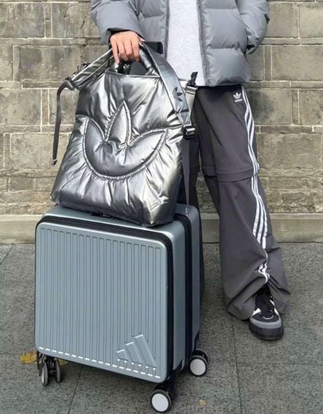  2632 - HÀNG CHÍNH HÃNG - Vali ADIDAS SS25  - 20inch - MÀU XÁM 