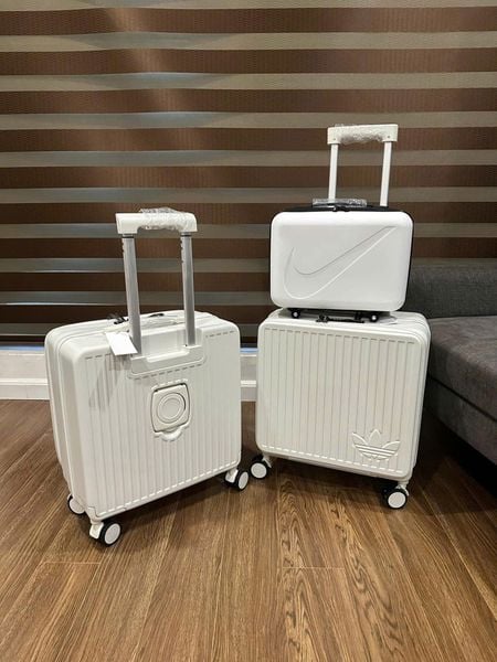  2643 - HÀNG CHÍNH HÃNG - VALI ADIDAS SS25 - 20INCH - MÀU TRẮNG 