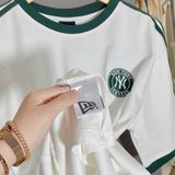 2649 - HÀNG CHÍNH HÃNG - ÁO THUN NEW ERA - NY BIG LOGO 2 SỌC - TRẮNG - CODE: 15488798 