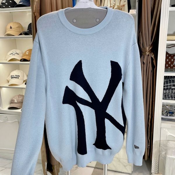  2634 - HÀNG CHÍNH HÃNG - ÁO LEN SWEATER NEW ERA NY BIG LOGO - XANH -  CODE : 14326429 