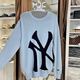  2634 - HÀNG CHÍNH HÃNG - ÁO LEN SWEATER NEW ERA NY BIG LOGO - XANH -  CODE : 14326429 
