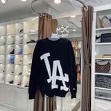  2635 - HÀNG CHÍNH HÃNG - ÁO LEN SWEATER NEW ERA LA BIG LOGO - ĐEN -  CODE : 14326431 