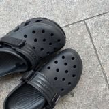  2640 - HÀNG CHÍNH HÃNG - GIÀY CLOG UNISEX CROCS DUET MAX - ĐEN FULL - CODE: 208776-001-1FT 