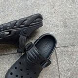  2640 - HÀNG CHÍNH HÃNG - GIÀY CLOG UNISEX CROCS DUET MAX - ĐEN FULL - CODE: 208776-001-1FT 