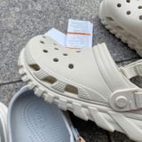  2571 - HÀNG CHÍNH HÃNG - GIÀY CLOG UNISEX CROCS DUET MAX - BEIGE - CODE: 208776160 