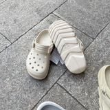  2571 - HÀNG CHÍNH HÃNG - GIÀY CLOG UNISEX CROCS DUET MAX - BEIGE - CODE: 208776160 