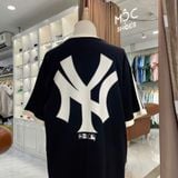  2651 - HÀNG CHÍNH HÃNG - ÁO THUN NEW ERA - NY BIG LOGO 2 SỌC - ĐEN - CODE: 15488800 