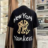  2641 - HÀNG CHÍNH HÃNG - ÁO THUN NEW ERA - NY VIỀN VÀNG - ĐEN - CODE: 12225657 