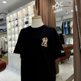  2641 - HÀNG CHÍNH HÃNG - ÁO THUN NEW ERA - NY VIỀN VÀNG - ĐEN - CODE: 12225657 