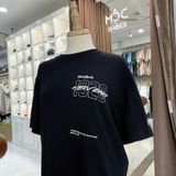  2652 - HÀNG CHÍNH HÃNG - ÁO THUN NEW ERA - NY 1920 HOA HỒNG - ĐEN 