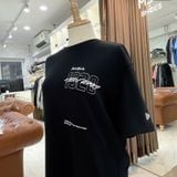  2652 - HÀNG CHÍNH HÃNG - ÁO THUN NEW ERA - NY 1920 HOA HỒNG - ĐEN 