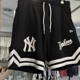  2656 - HÀNG CHÍNH HÃNG - QUẦN SHORT NEW ERA - NY YANKEES KẺ LINE - ĐEN - CODE: 18887898 