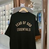  2657 - HÀNG CHÍNH HÃNG - ÁO THUN TEE ESSENTIAL FOG - JERSEY CREWNECK - ĐEN - CODE: 125BT244190F 