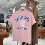  2647 - HÀNG CHÍNH HÃNG - ÁO THUN NEW ERA - NY VIỀN TRẮNG - HỒNG - CODE: 13491081 