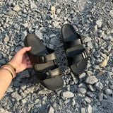  2664 - HÀNG CHÍNH HÃNG - DÉP SKECHERS - FOAMIES CALI BREEZE 2.0 - ĐEN - CODE: 111590-BBK 