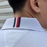  2690 -  HÀNG CHÍNH HÃNG - ÁO POLO TOMMY 1985 - TRẮNG 