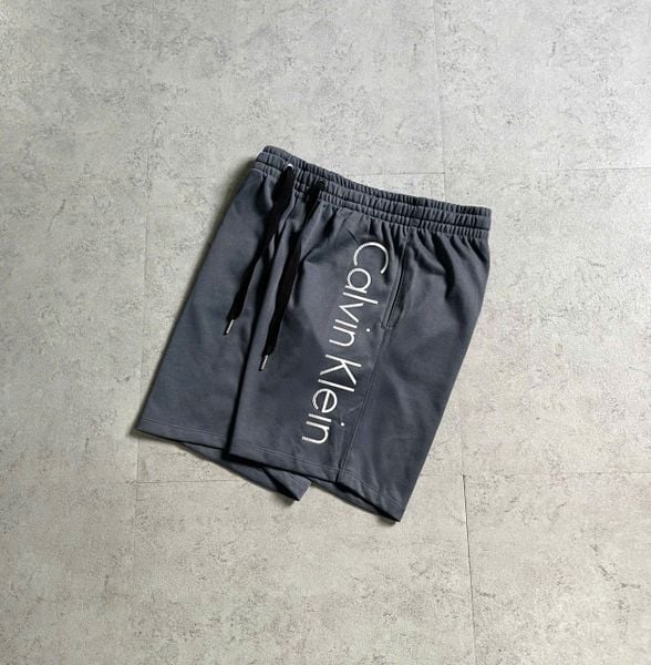  2717 - HÀNG CHÍNH HÃNG - SHORT NỈ CALVIN KLEIN - XÁM 