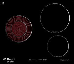 bep tu hong ngoai 3 vung nau capri cr 837kt