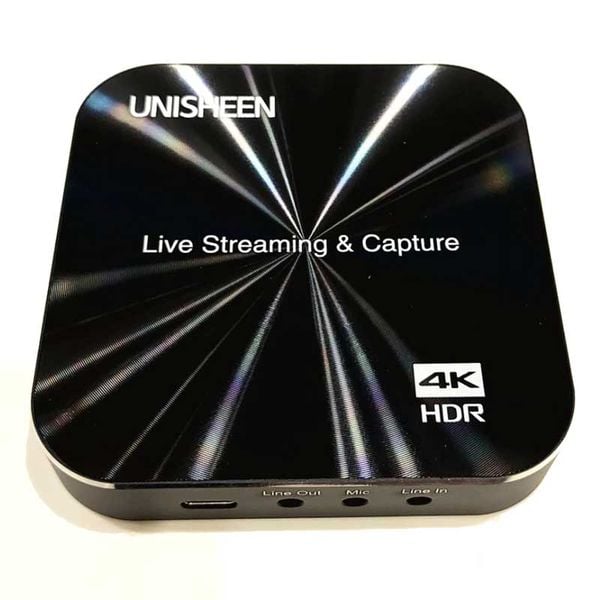 Capture card Unisheen UC2600H 4k 60fps thiết bị thu video âm thanh chính hãng
