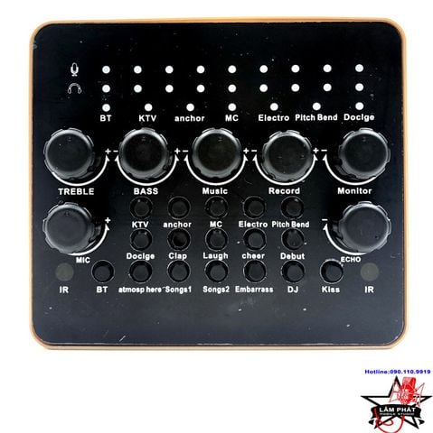 Sound Card V10 Plus Bluetooth Thu Âm, Livestream Chuyên Nghiệp