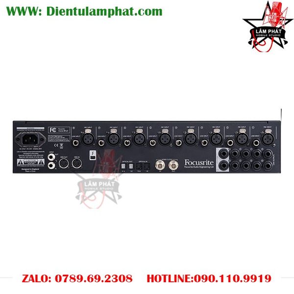 Focusrite Clarett 8PreX Thunderbolt Audio Interface