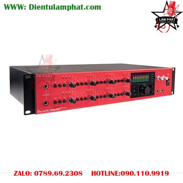 Focusrite Clarett 8PreX Thunderbolt Audio Interface