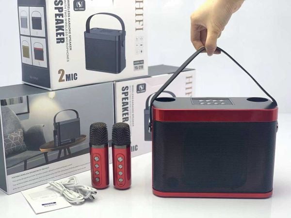 Loa Karaoke YS 219 Kèm 2 Micro