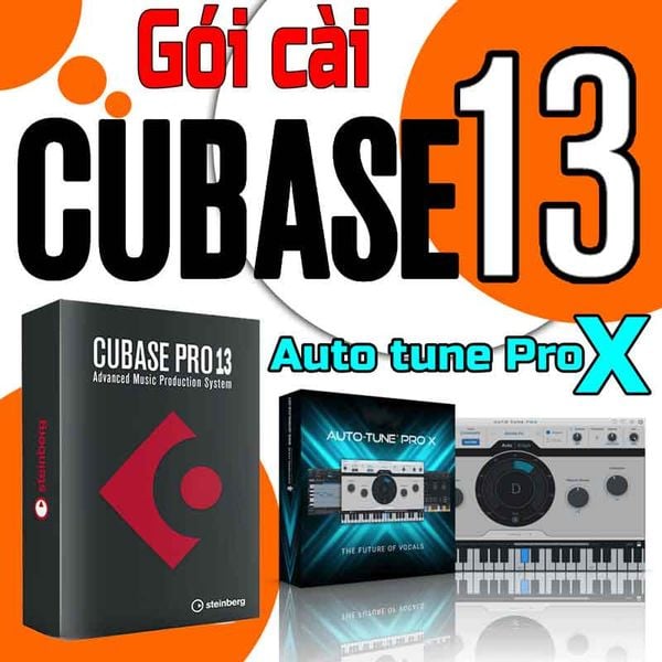 Phần Mềm Cubase 13 Pro - Auto tune Pro X Chuyên Nghiêp