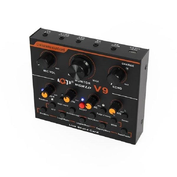 Soundcard Thu Âm AQTA V9 Live Stream Thu Âm