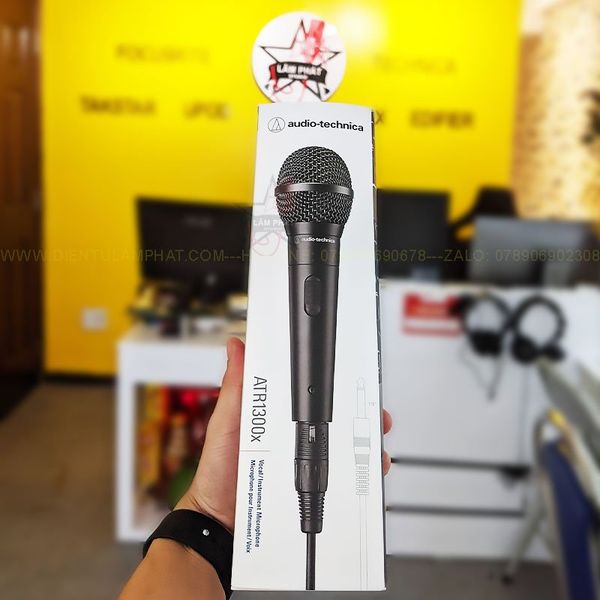 MICRO  AUDIO TECHNICA ATR1300X DYNAMIC CHÍNH HÃNG