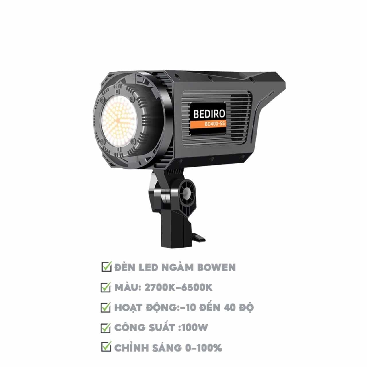 Bediro BD 800SS đèn LED Studio công suất lớn ánh sáng tự nhiên - Lâm ...