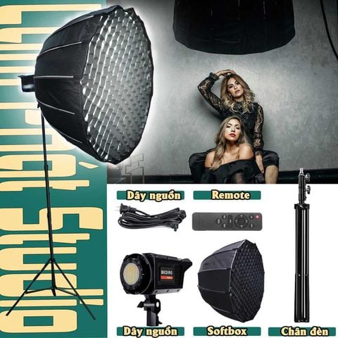 Bộ đèn livestream quay video LP Pro 100w