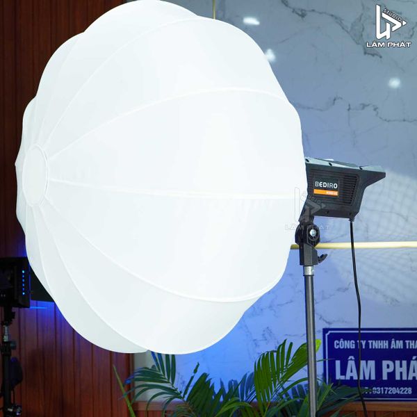 Bộ đèn livestream quay video mặt trăng 100w