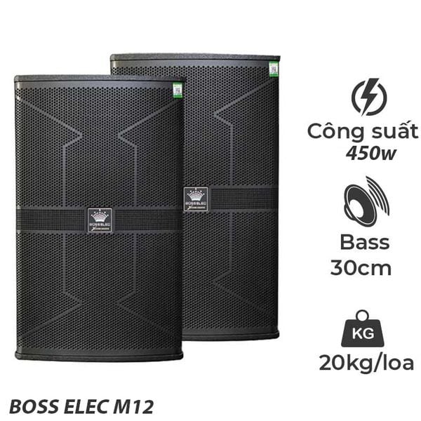 BossElec M12 Loa Full Karaoke