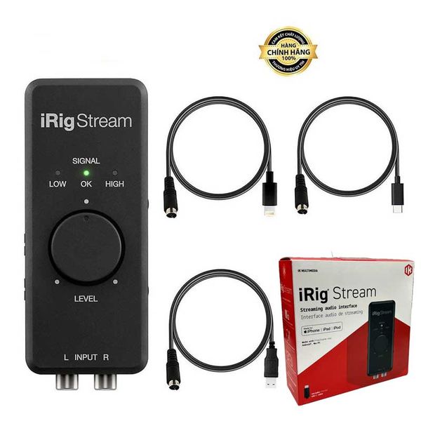 Box Live IK Multimedia Irig Stream Thu Âm Livestream Âm Thanh Stereo
