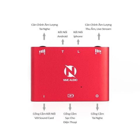 Box Live Stereo NMC SC378 vừa sạc vừa live, PK 2 chiều (Lightning & Type-C)