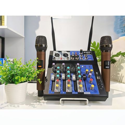  Mixer Yamaha Pro 4 Bluetooth Có Micro Đi Kèm 