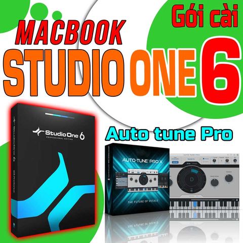  Cài hát live Autotune trên Macbook Studio One 