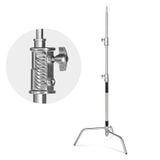 Chân đèn chữ C cao 3.3m Arm 2.5m