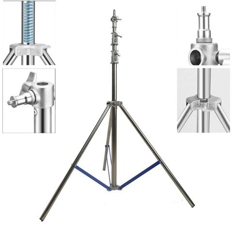 Chân đèn Inox cao 2.8m