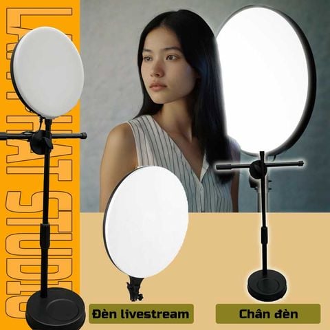 Combo đèn LPS-05 Bộ đèn livestream beauty ánh sáng mịn