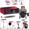 Combo Thu Âm Focusrite Solo Gen 4 và Micro AKG P220 Phụ Kiện Tốt