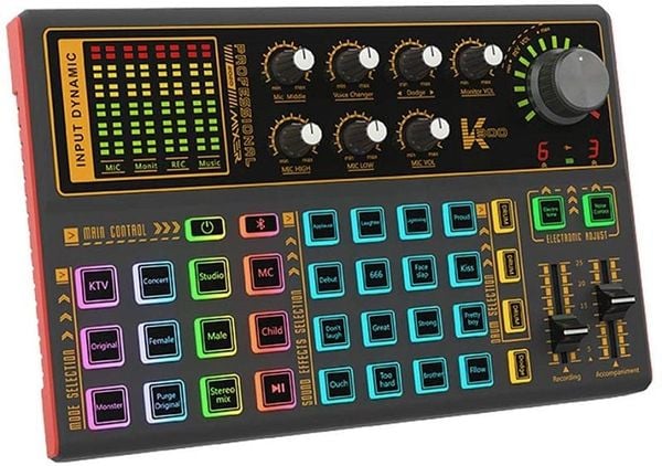 Combo Sound Card K300 Auto Tune 2021 Và Micro MA87 Cực Nhạy