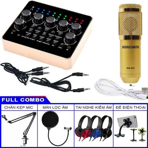  Combo Sound Card V10 Plus Bluetooth – Micro BM900 