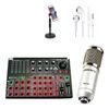 Combo Rút Gọn Sound Card K300 Và Micro BM900