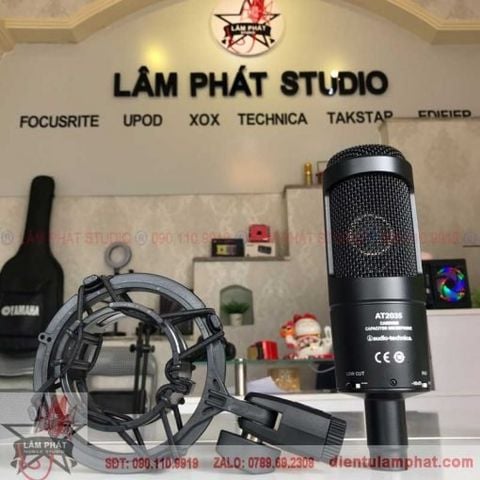 Combo Thu Âm Upod Pro Và Micro Audio Technica AT2035