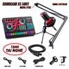 Combo Soundcard X5 và Micro PC K320