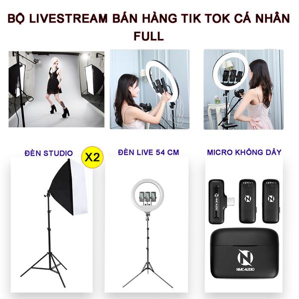 Combo livestream bán hàng Tik Tok cá nhân Full