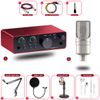 Combo Thu Âm Focusrite Solo Gen 4 và Micro Taskstar K200
